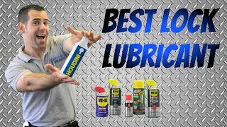 Best Lock Lubricant Review  Best Lock Lubricants WD 40 3 IN ONE HOUDINI [upl. by Carlen]