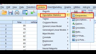 Mengolah Data Distribusi Frekuensi dengan menggunakan SPSS [upl. by Lower58]