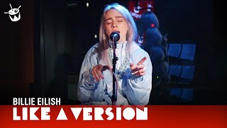 Billie Eilish  bellyache live for Like A Version [upl. by Ycniuqed]