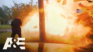 House EXPLODES After Car Crashes Into It  Rescue Cam  AampE [upl. by Sergio3]