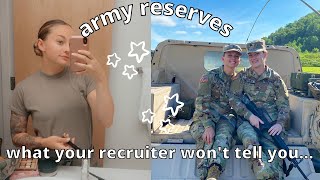 WHAT YOU NEED TO KNOW BEFORE JOINING THE ARMY RESERVES [upl. by Anig]