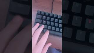 How to change colors on the Razer Huntsman Mini plus small review [upl. by Zebada]