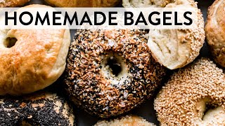 Homemade Bagels Recipe  Sallys Baking Recipes [upl. by Adelaide574]