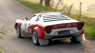 Lancia Stratos HF Group 4  Ferrari V6 Engine Sound [upl. by Annaya588]