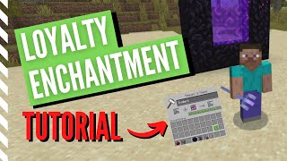 Minecraft LOYALTY Enchantment Tutorial How To Get It amp MORE [upl. by Ivetts]