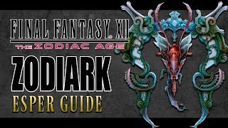 Final Fantasy XII The Zodiac Age  ZODIARK  Optional Espers Guide [upl. by Felten446]