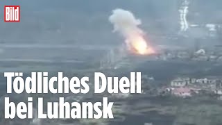 Ukraine trifft russischen Panzer beim 1 Schuss [upl. by Luzader]