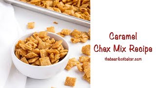 Caramel Chex Mix Recipe [upl. by Lenette]