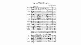 Dvořák quotCarnivalquot Overture Op 92 B 169 with Score [upl. by Linden696]