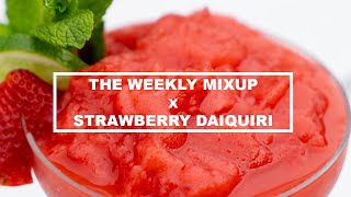 HOW TO MAKE A STRAWBERRY DAIQUIRI IN 3 MINUTES [upl. by Arrad]