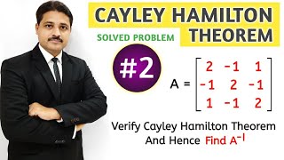 CAYLEY HAMILTON THEOREM SOLVED PROBLEM 2 IN HINDI LECTURE 3  UNIT  MATRICES [upl. by Aneram]