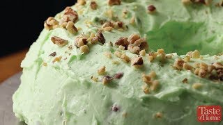 Pistachio Pudding Cake I Taste of Home [upl. by Magena]