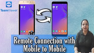 Teamviewer Mobile to Mobile  Remote Connection with Mobile to Mobile  Teamviewer QuickSupport [upl. by Hoem666]