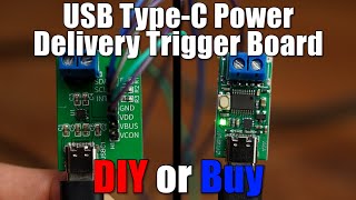 USB TypeC Power Delivery Trigger Board  DIY or Buy [upl. by Gunthar]