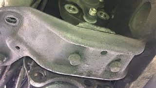 300D Parts Car Driveshaft Removal [upl. by Carmella]