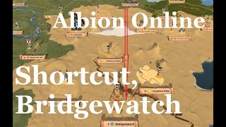 Albion Online  Caerleon to Bridgewatch fast almost safely [upl. by Arah894]