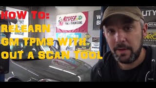 How To Reprogram  ReLearn TPMS On GM Vehicles [upl. by Veronika]