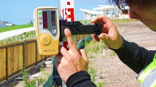 How To Manual Slope Match With A Laser Level Simple And Easy [upl. by Aniv]