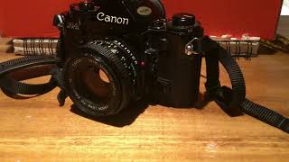 Canon A1 film advance lever fixed [upl. by Ahs]