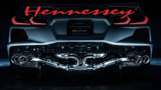 HENNESSEY C8 CORVETTE EXHAUST UPGRADE DYNO TESTING [upl. by Lonee]