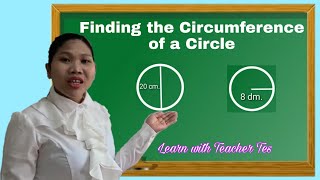 FINDING THE CIRCUMFERENCE OF A CIRCLE [upl. by Westphal]