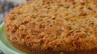 Almond Cake Recipe Demonstration  Joyofbakingcom [upl. by Goodhen]