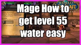 How to get the Mage Quest for Conjure Water Rank 7 WoW Classic Arcane Refreshment [upl. by Oidualc710]