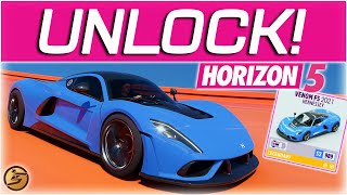 HOW TO GET the HENNESSEY VENOM F5 in Forza Horizon 5 Update 10 [upl. by Acey]