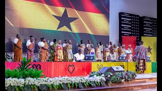 GHANA NATIONAL ANTHEM ALL 3 STANZAS Composed by Phillip Gbeho [upl. by Neerac]