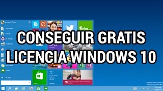 Conseguir una licencia de Windows 10 gratis wwwinformaticovitoriacom [upl. by Annez]