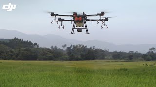 DJI  Agras T16  Agricultural Spraying Drone [upl. by Jowett]