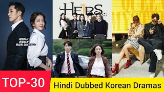 TOP30 Korean Dramas Dubbed In Hindi हिंदी में List of kdramas [upl. by Horatia]