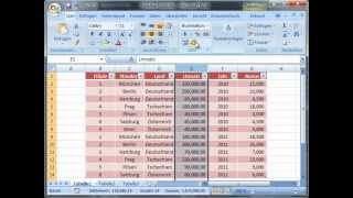 Tabellen Erstellen in MS Excel  Excellernende [upl. by Had]
