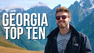 WHY TO TRAVEL GEORGIA Top 10 things we LOVE in Georgia 🇬🇪 [upl. by Sitelc299]