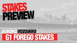 Grade 1 Forego Stakes Preview  August 24 2024 [upl. by Aleedis]