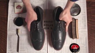 How to Polish Your Shoes  KIWI® Shoe Care [upl. by Neelear]