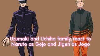 Uzumaki and Uchiha family react to Naruto as Gojo [upl. by Fabian]