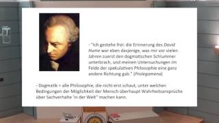 Erkenntnistheorie 6 Immanuel Kant [upl. by Constancy]