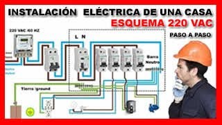 INSTALACIÓN ELÉCTRICA DE UNA CASA Paso a Paso [upl. by Aivatnohs]