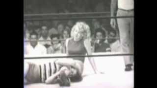 Lindy Lawrence vs Jacque LaMonte 1950 Wrestling From Hollywood ladies women female womens [upl. by Mila582]