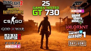 Nvidia GeForce GT 730 In 2022  25 Games Tested  gt730 [upl. by Adiehsar]