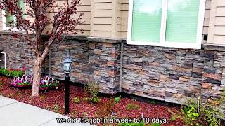 My GenStone DIY Faux Stone Veneer Project  Tom in Alaskas Review [upl. by Adnalay]