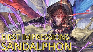 【Granblue Fantasy】First Impressions on Sandalphon Grand ver [upl. by Rehportsirhc88]