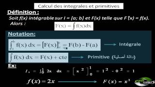 1  Définition de lintégrale e Primitive  Analyse S2 [upl. by Elrebma21]