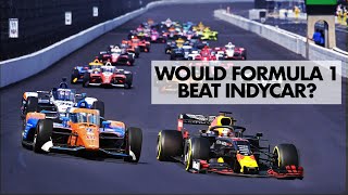 How Fast Would Formula 1 Go at the Indy 500 [upl. by Eisenberg]