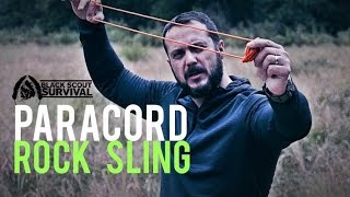 Make a Shepherds Sling from Paracord [upl. by Aimac]