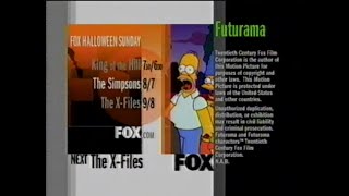 FOX Commercials SeptemberOctoberNovember 1999 [upl. by Hyman643]