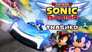 SonicWhacker55  Team Sonic Racing TRAILER Trashed [upl. by Creedon841]