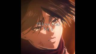 AoT Eren x Mikasa Eremika edit  A Thousand Years [upl. by Burris]