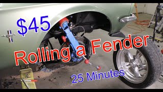 Rolling a Fender Lip for More Tire Clearance [upl. by Annabella689]